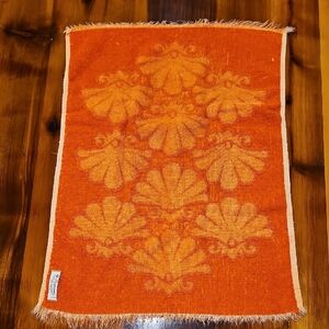 Add - On with Purchase Mcm Fieldcrest Orange Floral Hand Towel